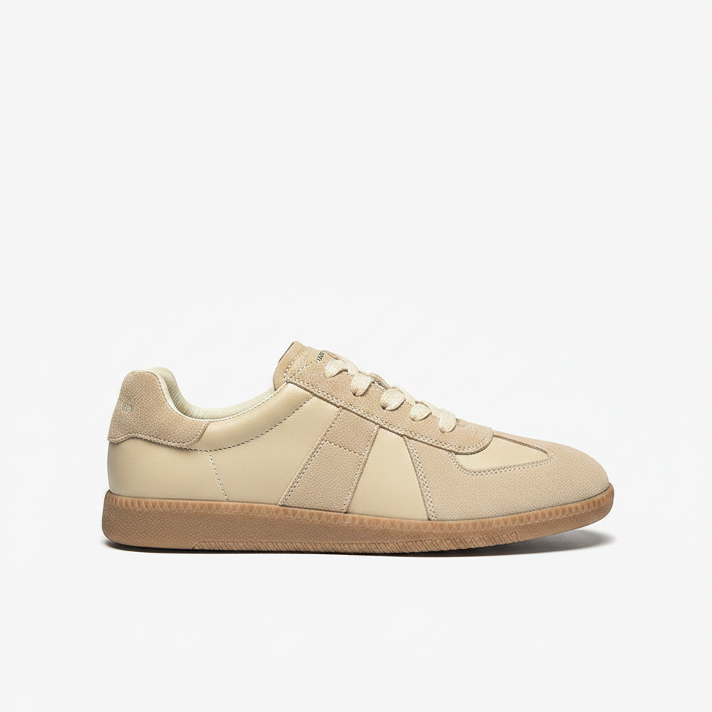 Noivin sneaker beige sable — profil latéral
