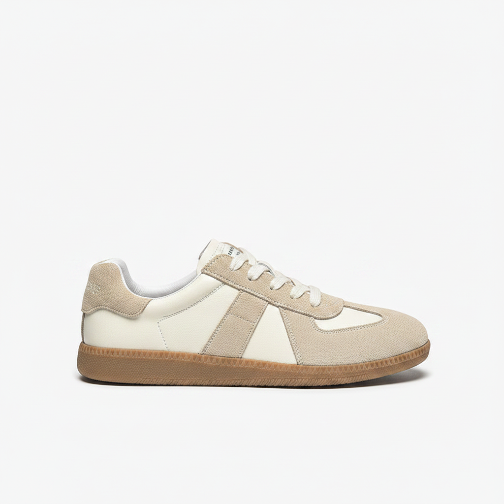 Noivin sneaker beige crème — profil latéral