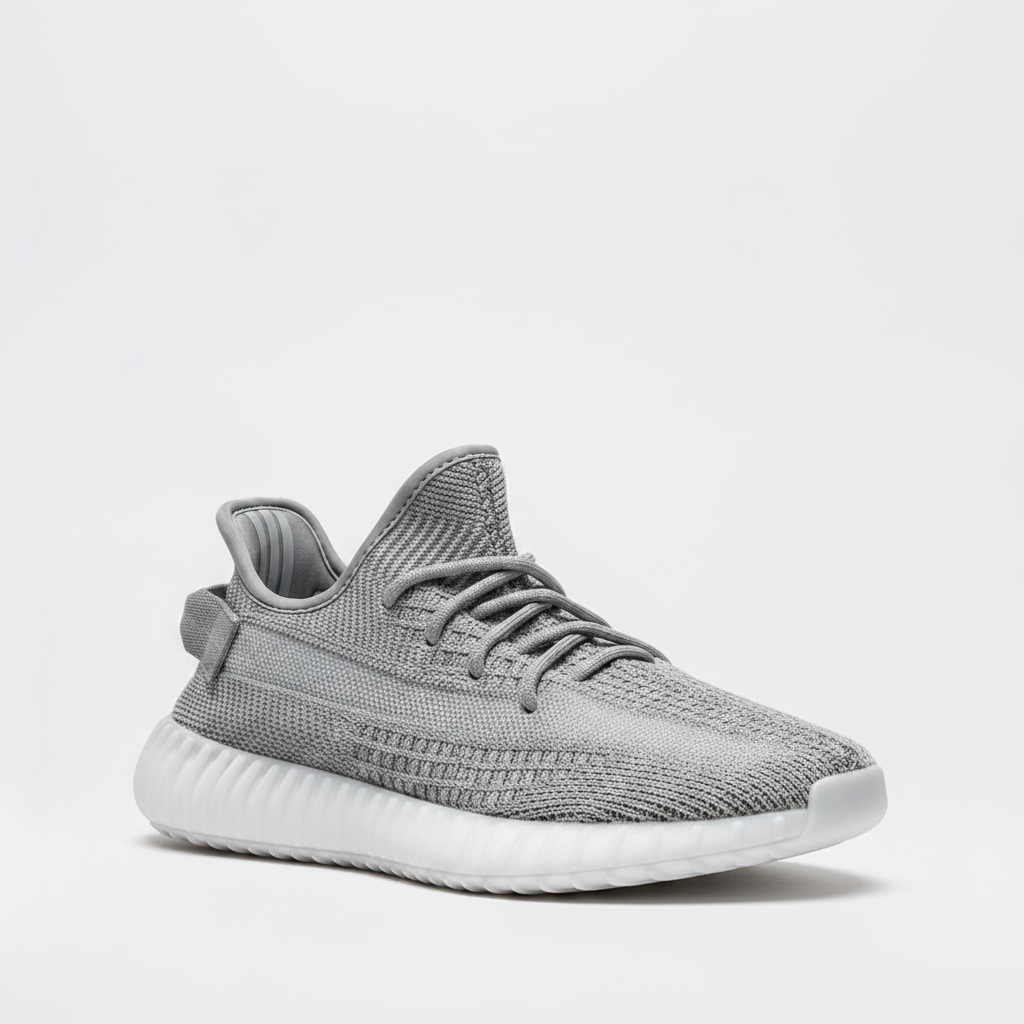 Noivin — Grey Knit, 3/4 Front
