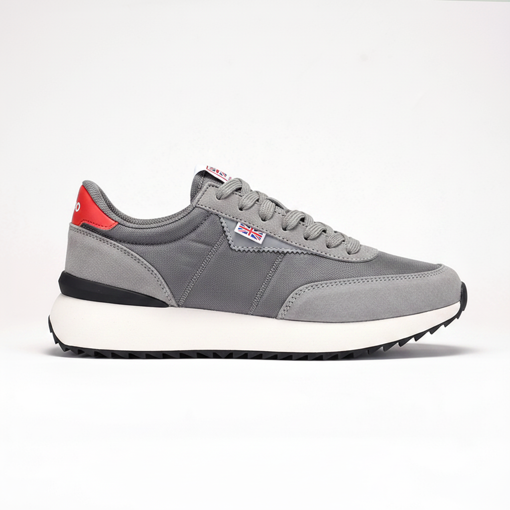 Noivin Grey Runner — Side Profile