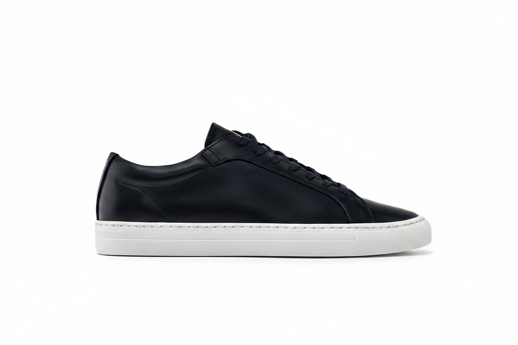 Noivin — Navy Leather, Side Profile