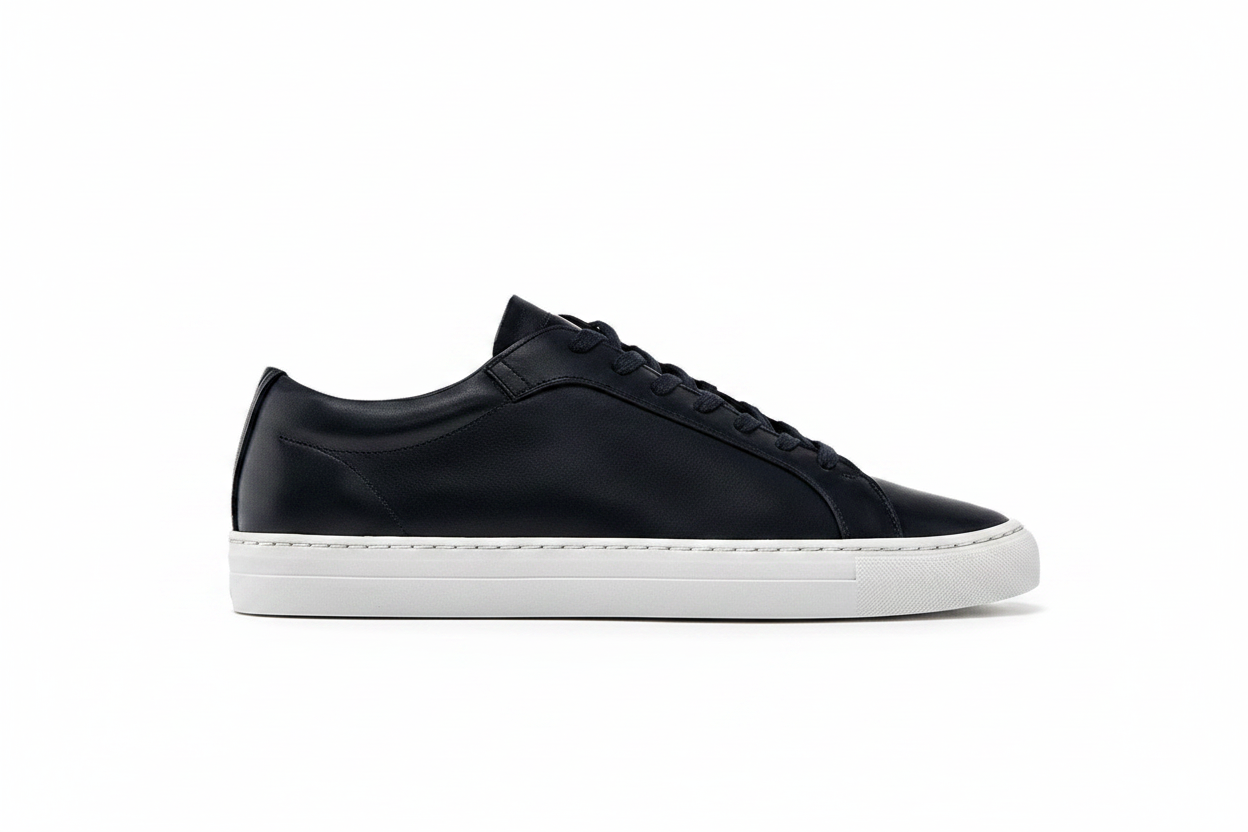 Noivin — Navy Leather, Side Profile