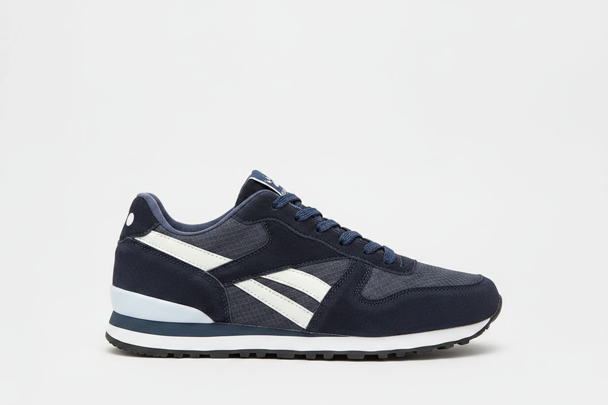 Noivin Navy Runner — Side Profile