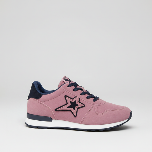 Noivin – Pink Star Sneaker 3/4 Front