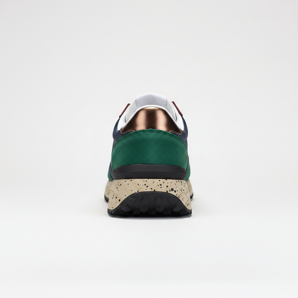 Noivin — Rear Profile, Green/Navy Multicolor