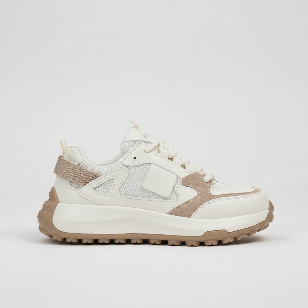 Noivin Sneaker - White Taupe