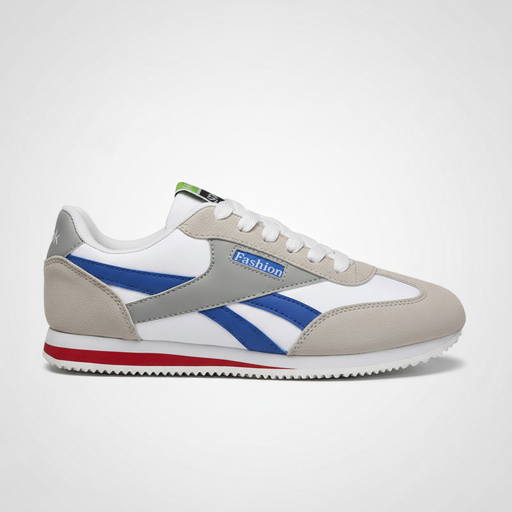 Noivin — White/Blue/Red, Side Profile