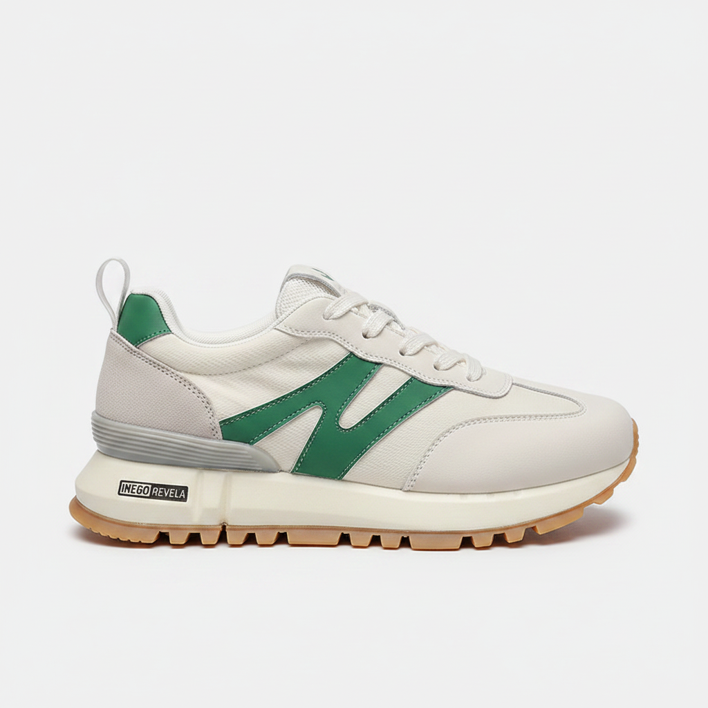 Noivin — White/Green Side Profile