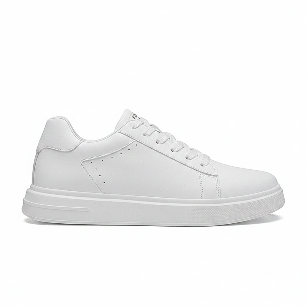 Noivin — White Sneaker Side Profile