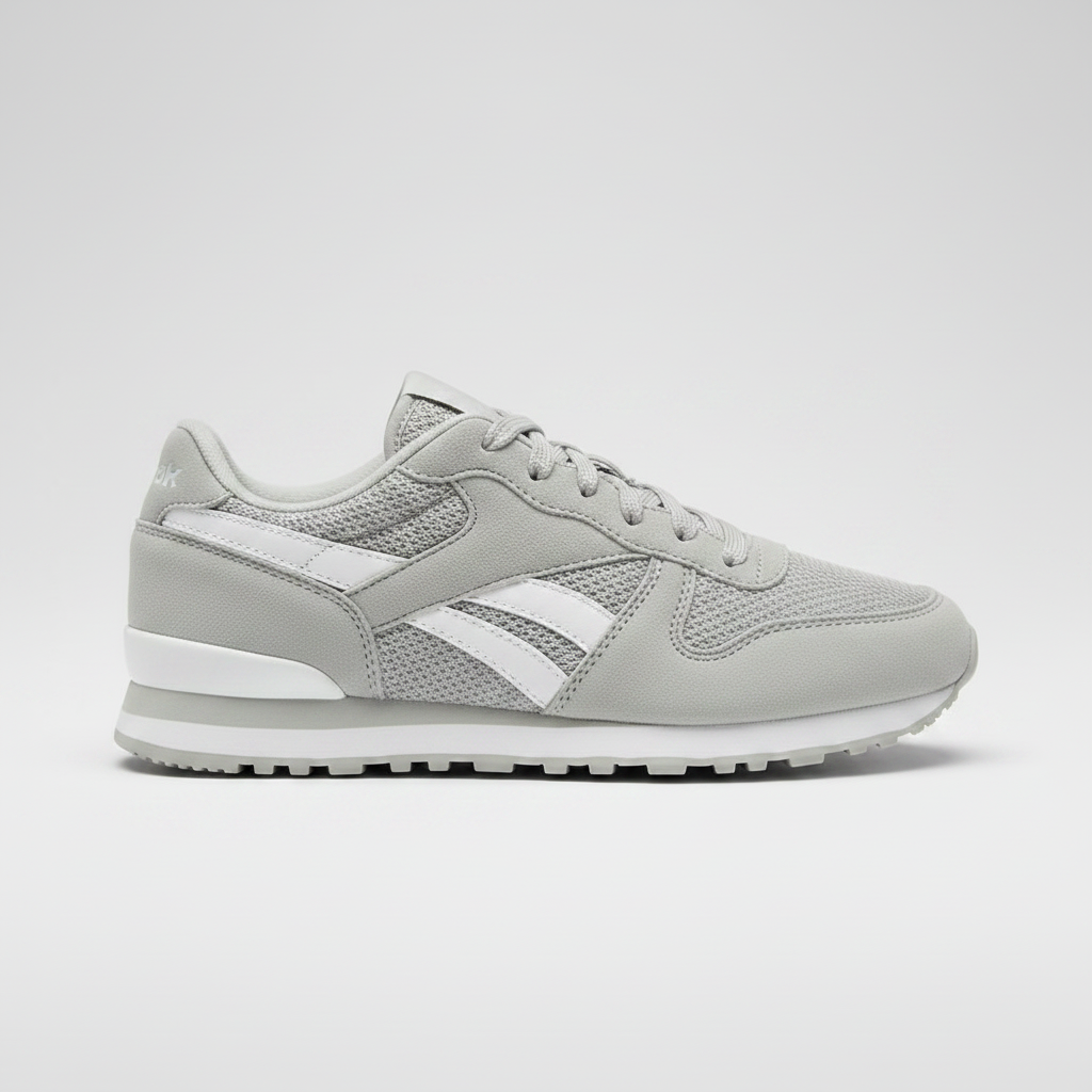 Sneaker gris clair - profil latéral droit