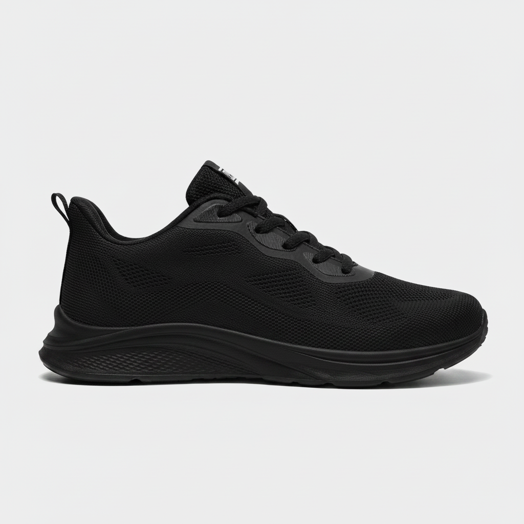 Sneaker Triple Black – Side Profile