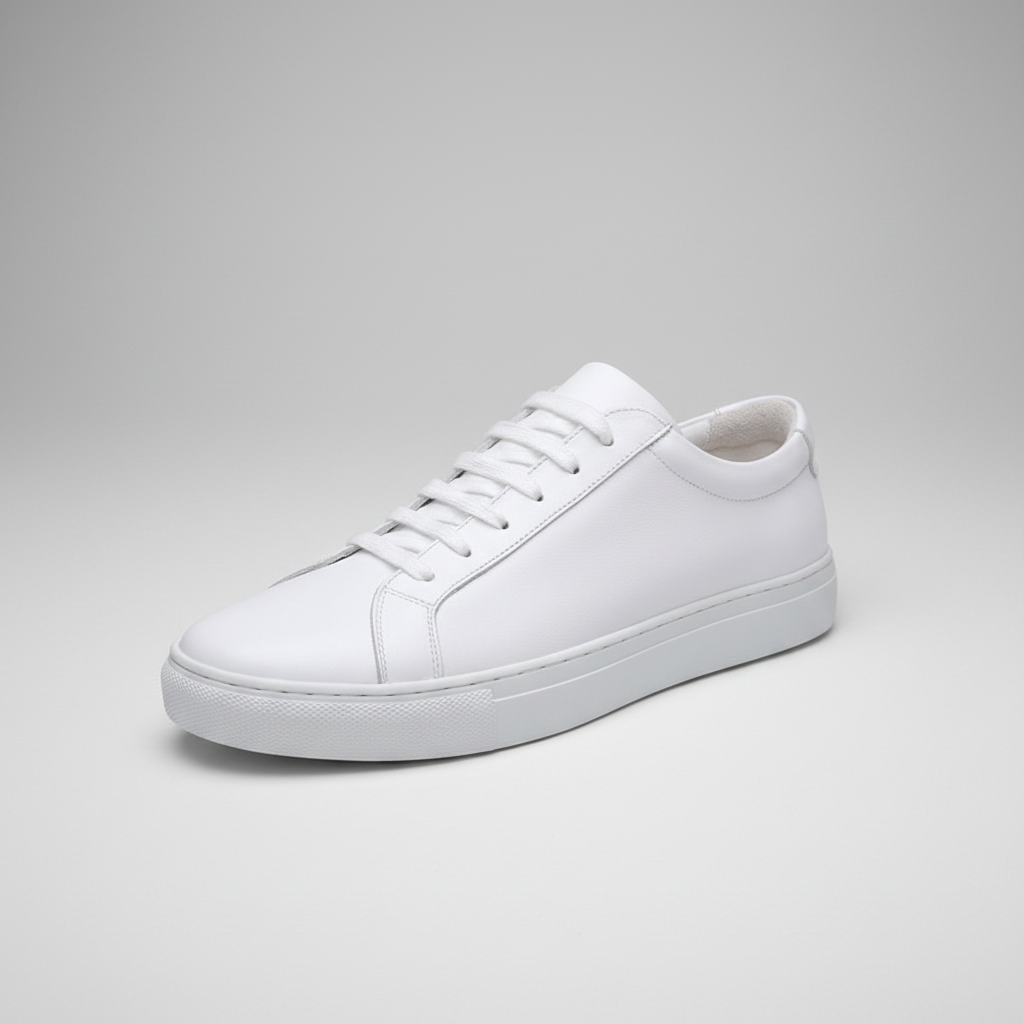 White Sneaker — 3/4 Front